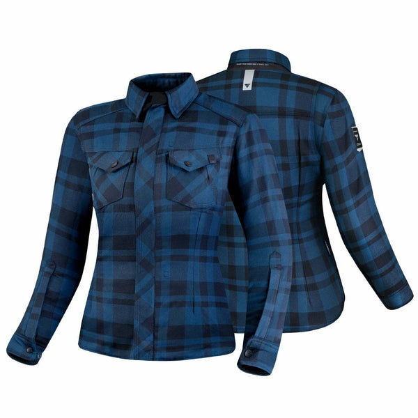 Shima Lady Kevlar MC Shirt Renegade 2.0 Bleu