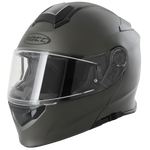 ROCC 830 Openable MC Helmet Titanium