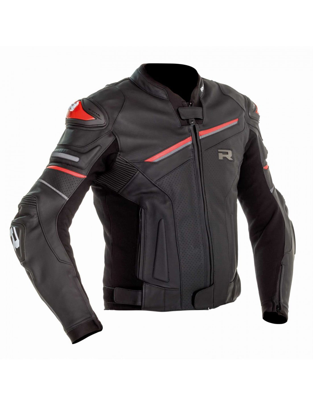 Richa leather jacket mugello ii black /red