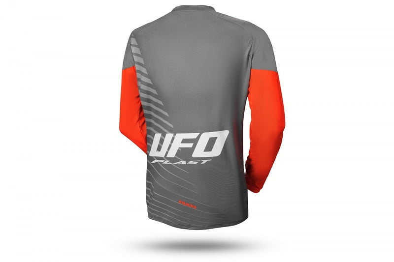 Ufo Barn Crossträja Kimura Trikot Grau /Orange 