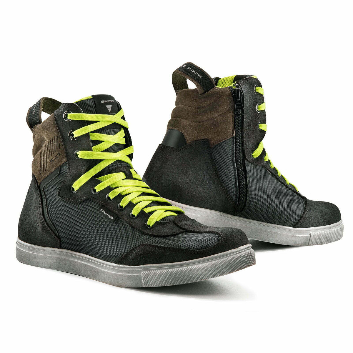 Shima Mc-Shoes Rebellen entlüftete Schwarz /Grau