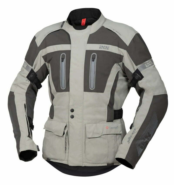 ixs textiel mc-jacket pacora st grijs