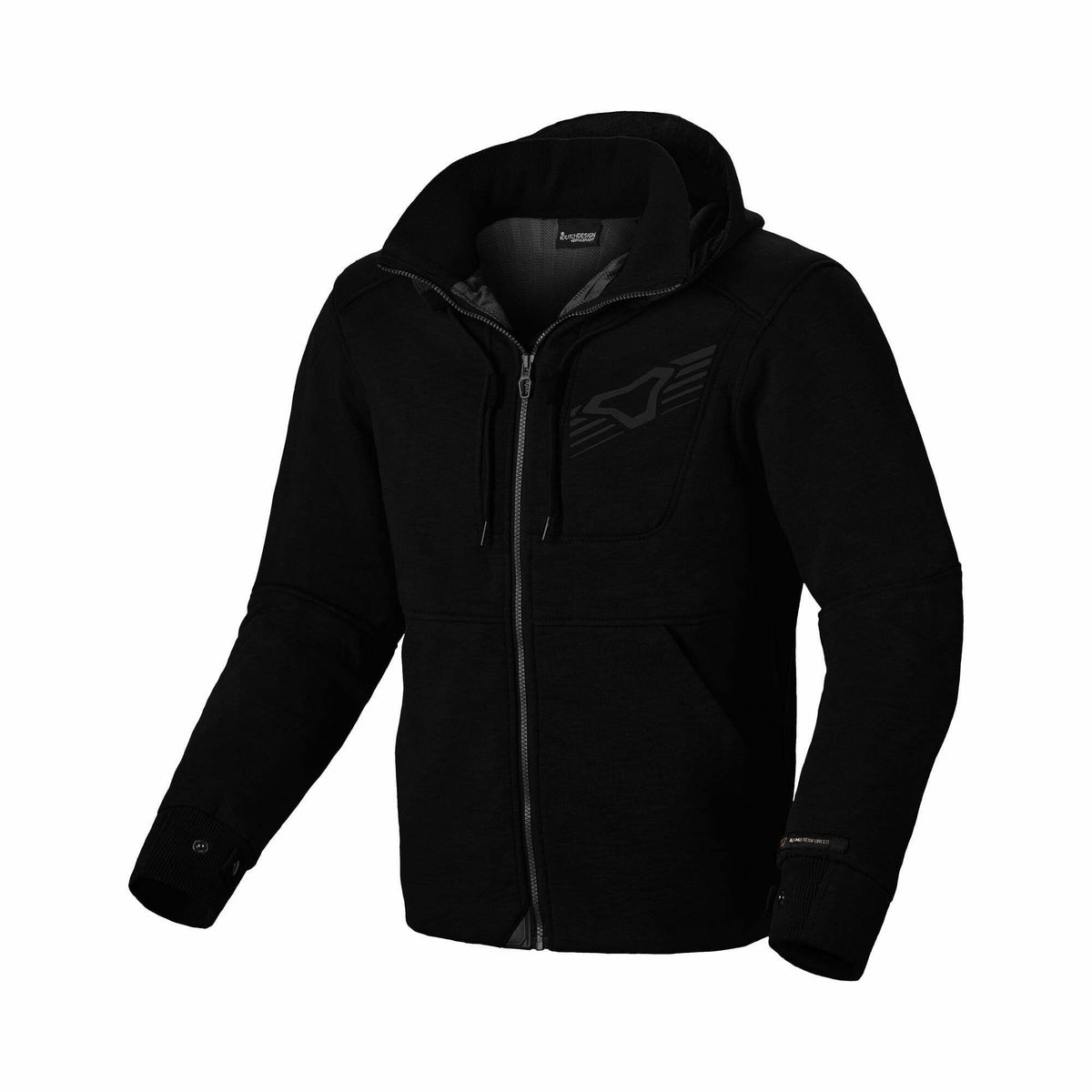 Macna Kevlar Mc-Hoodie Distrikt Schwarz